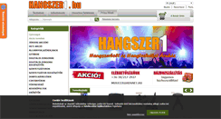 Desktop Screenshot of hangszer1.hu