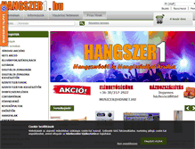 Tablet Screenshot of hangszer1.hu